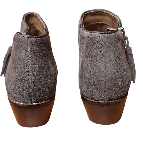 Vionic Joy Serena suedue Ankle boots 7.5 womens toupe beige casual booties - Picture 4 of 7